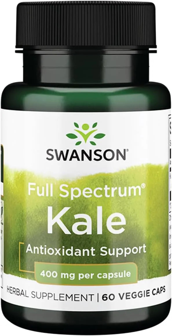 SWANSON - Swanson Full Spectrum Kale 400Mg. 60 Capsulas - The Red Vitamin MX - Suplementos Alimenticios - {{ shop.shopifyCountryName }}