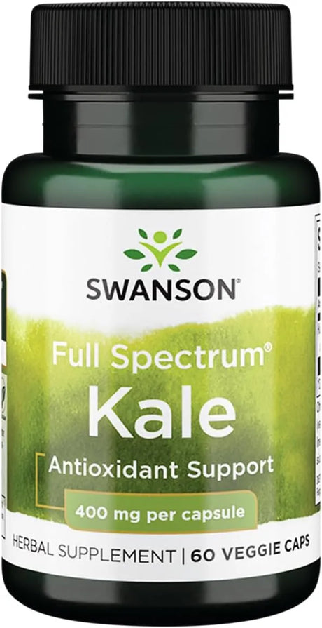 SWANSON - Swanson Full Spectrum Kale 400Mg. 60 Capsulas - The Red Vitamin MX - Suplementos Alimenticios - {{ shop.shopifyCountryName }}