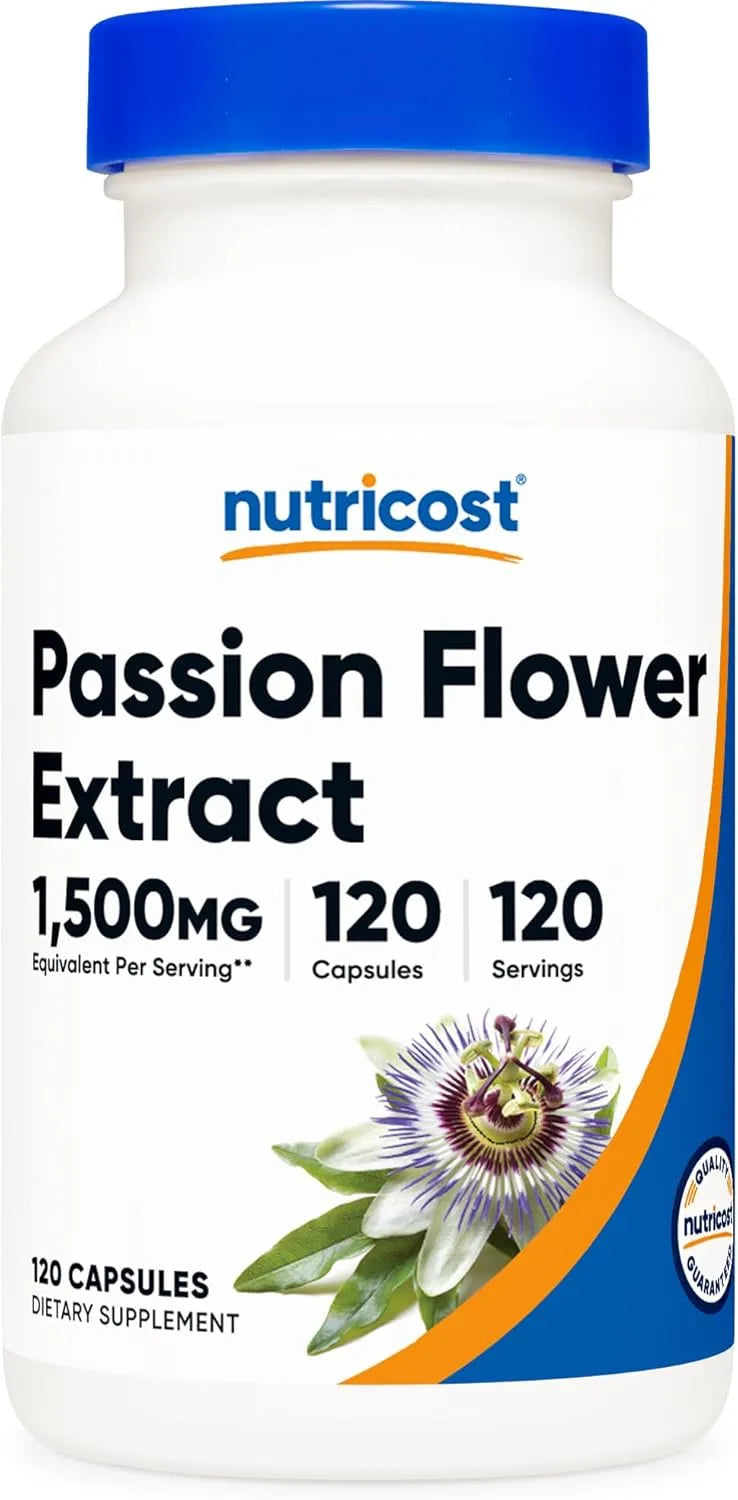 NUTRICOST - Nutricost Passion Flower Extract 1500Mg. 120 Capsulas - The Red Vitamin MX - Suplementos Alimenticios - {{ shop.shopifyCountryName }}