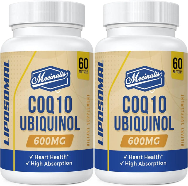 MECINALIS - MECINALIS Liposomal CoQ10 Ubiquinol 600Mg. 60 Capsulas Blandas 2 Pack - The Red Vitamin MX - Suplementos Alimenticios - {{ shop.shopifyCountryName }}