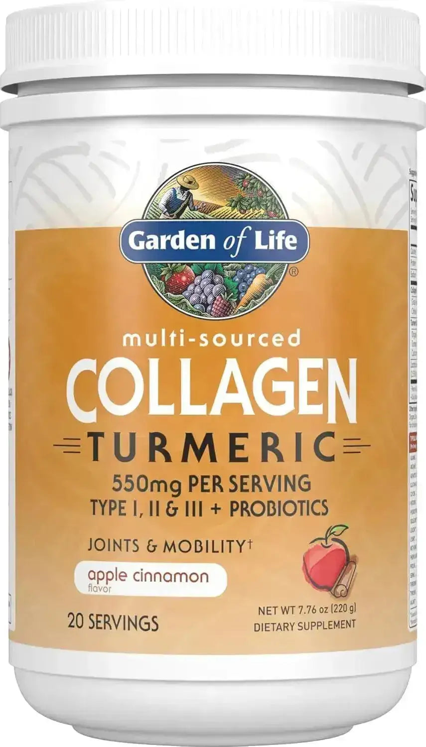 GARDEN OF LIFE - Garden of Life Multi-Sourced Collagen Turmeric 20 Servicios 220Gr. - The Red Vitamin MX - Suplementos Alimenticios - {{ shop.shopifyCountryName }}