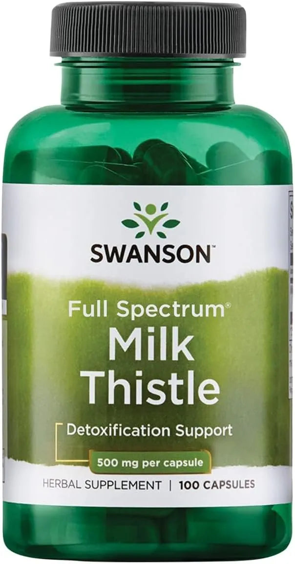 SWANSON - Swanson Milk Thistle 500Mg. 100 Capsulas - The Red Vitamin MX - Suplementos Alimenticios - {{ shop.shopifyCountryName }}