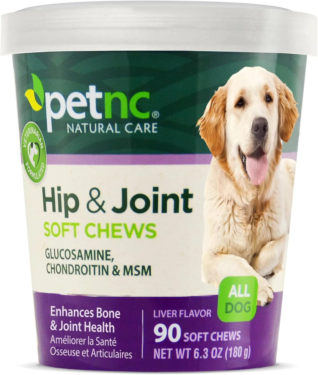 PETNC - Petnc Natural Care Hip & Joint Health Supplement for Dogs 90 Masticables - The Red Vitamin MX - Cuidado De Cadera Y Articulaciones Para Perros - {{ shop.shopifyCountryName }}