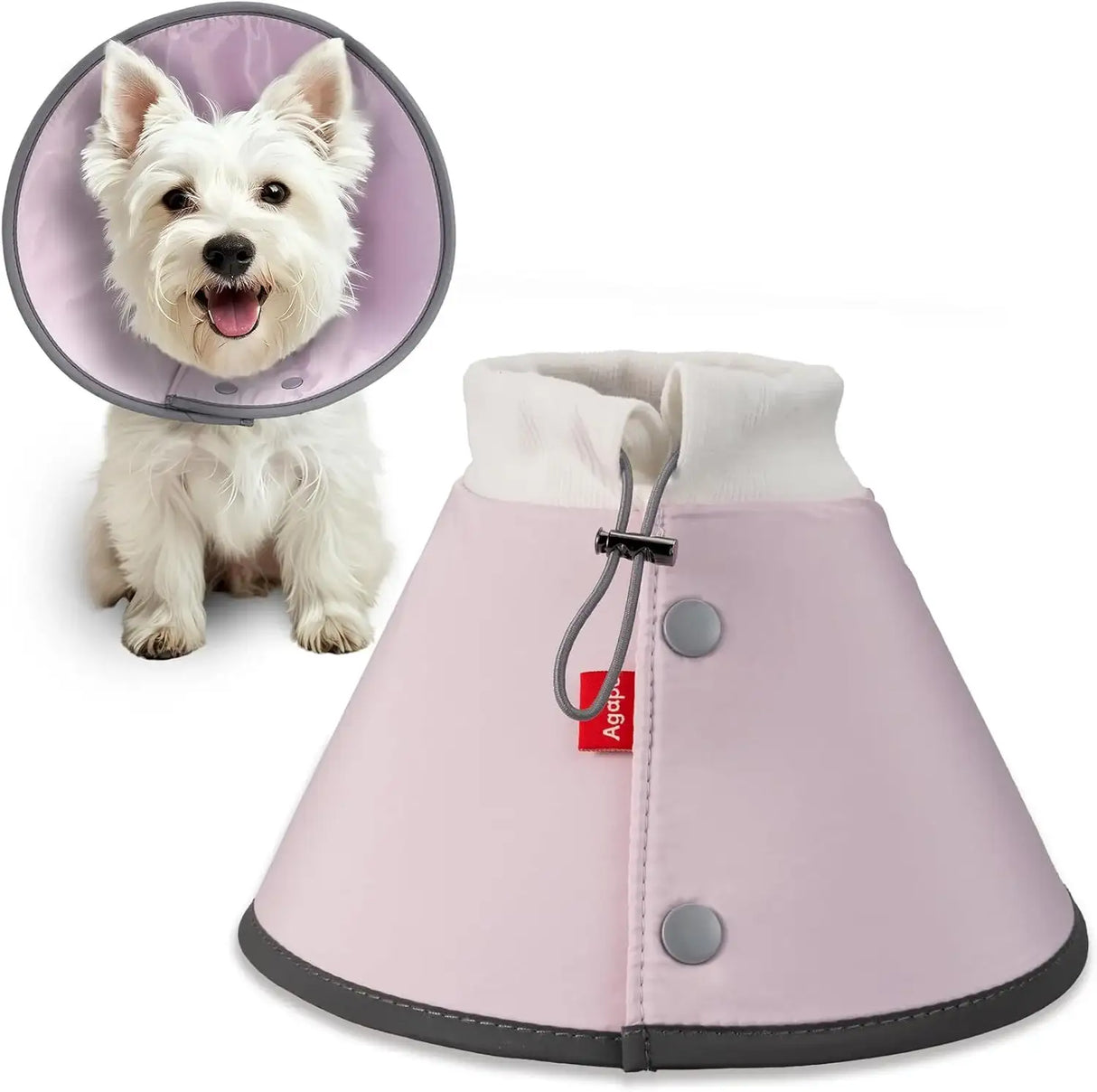 AGAPE - Agape Soft Cone for Cats & Dogs PINK MEDIUM - The Red Vitamin MX - Collares y Conos De Recuperación Para Perros - {{ shop.shopifyCountryName }}