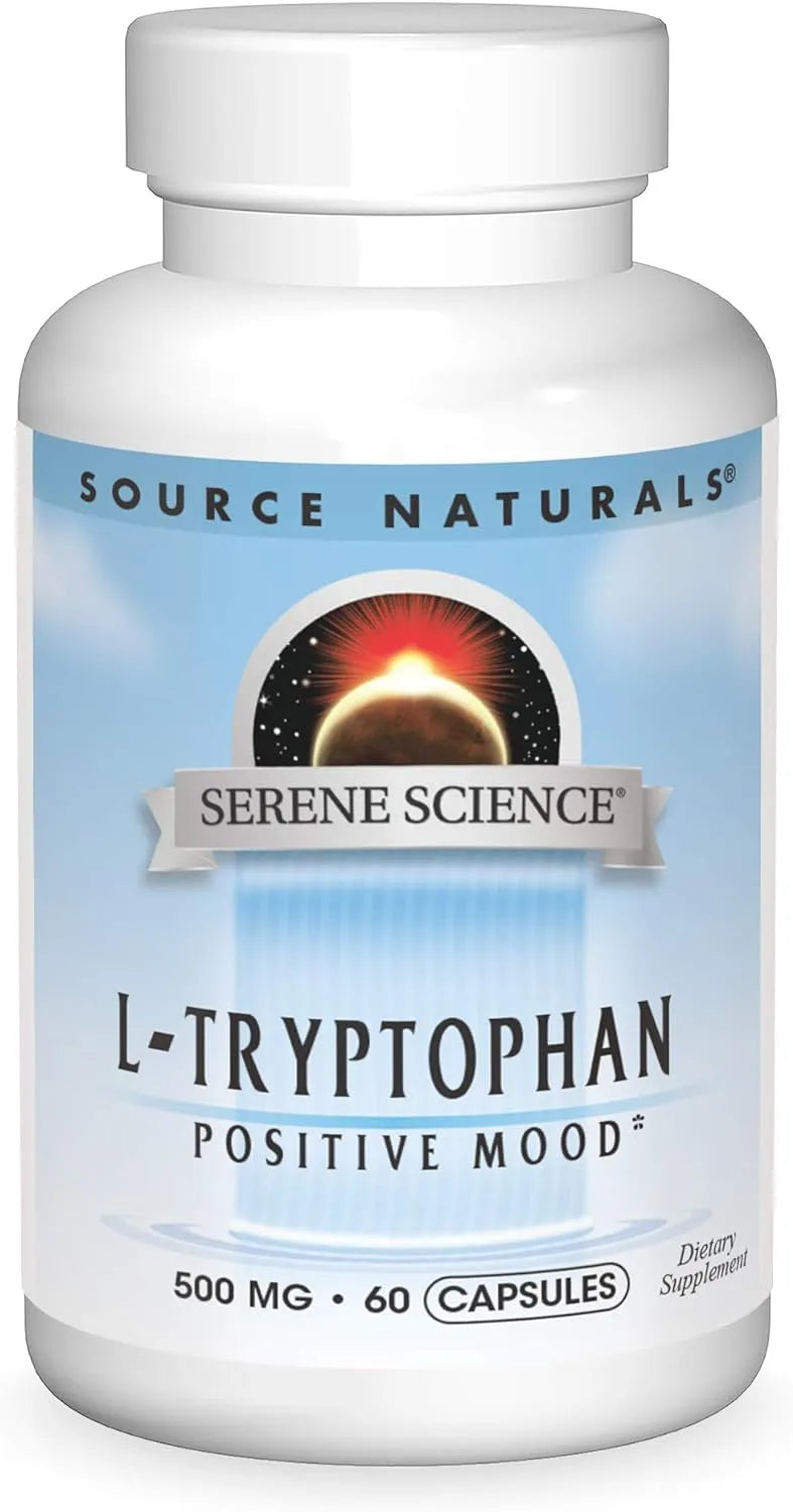 SOURCE NATURALS - Source Naturals Serene Science L-Tryptophan 500Mg. 60 Capsulas - The Red Vitamin MX - Suplementos Alimenticios - {{ shop.shopifyCountryName }}