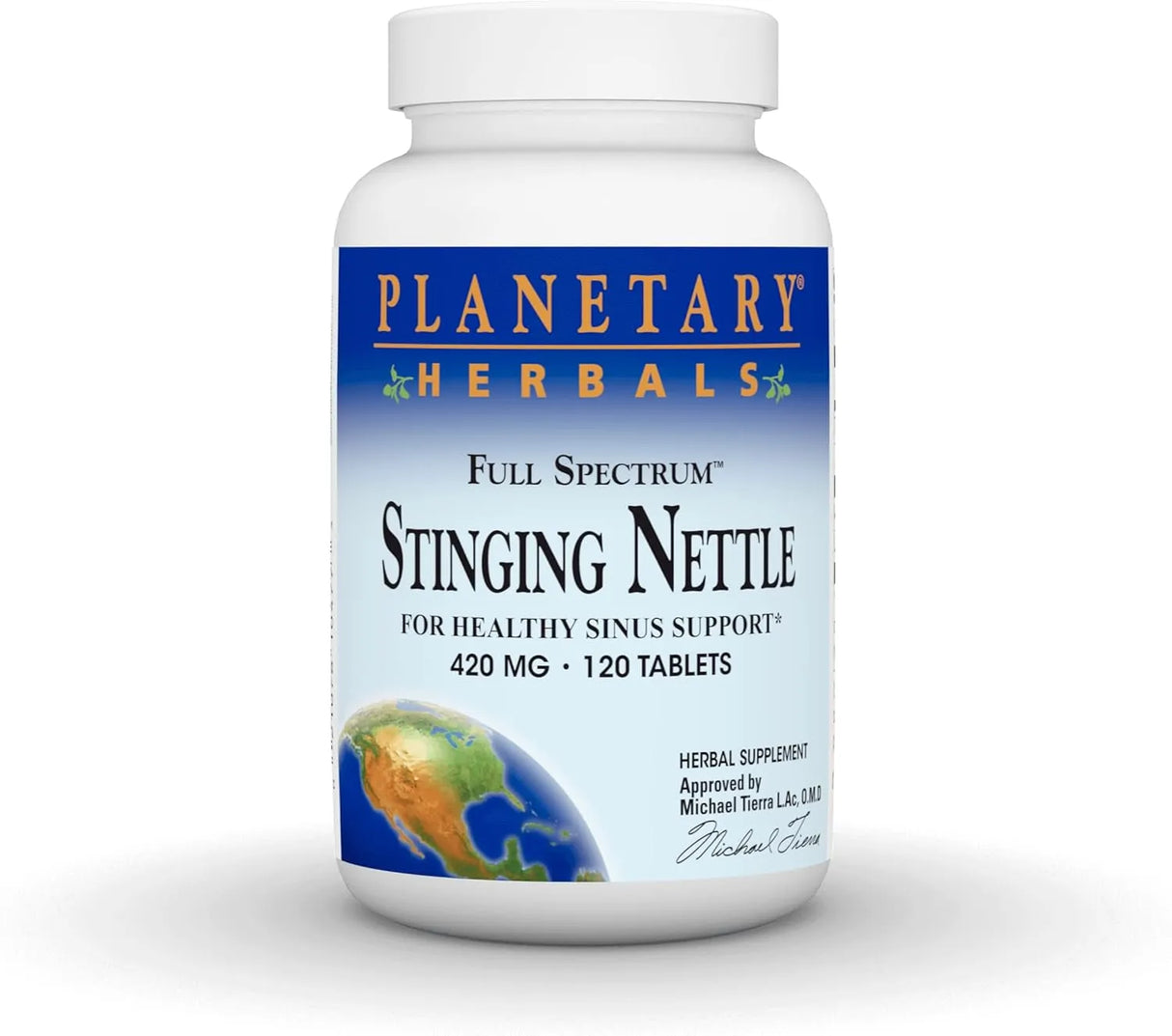 PLANETARY HERBALS - Planetary Herbals Full Spectrum Stinging Nettle 420Mg. 120 Tabletas - The Red Vitamin MX - Suplementos Alimenticios - {{ shop.shopifyCountryName }}
