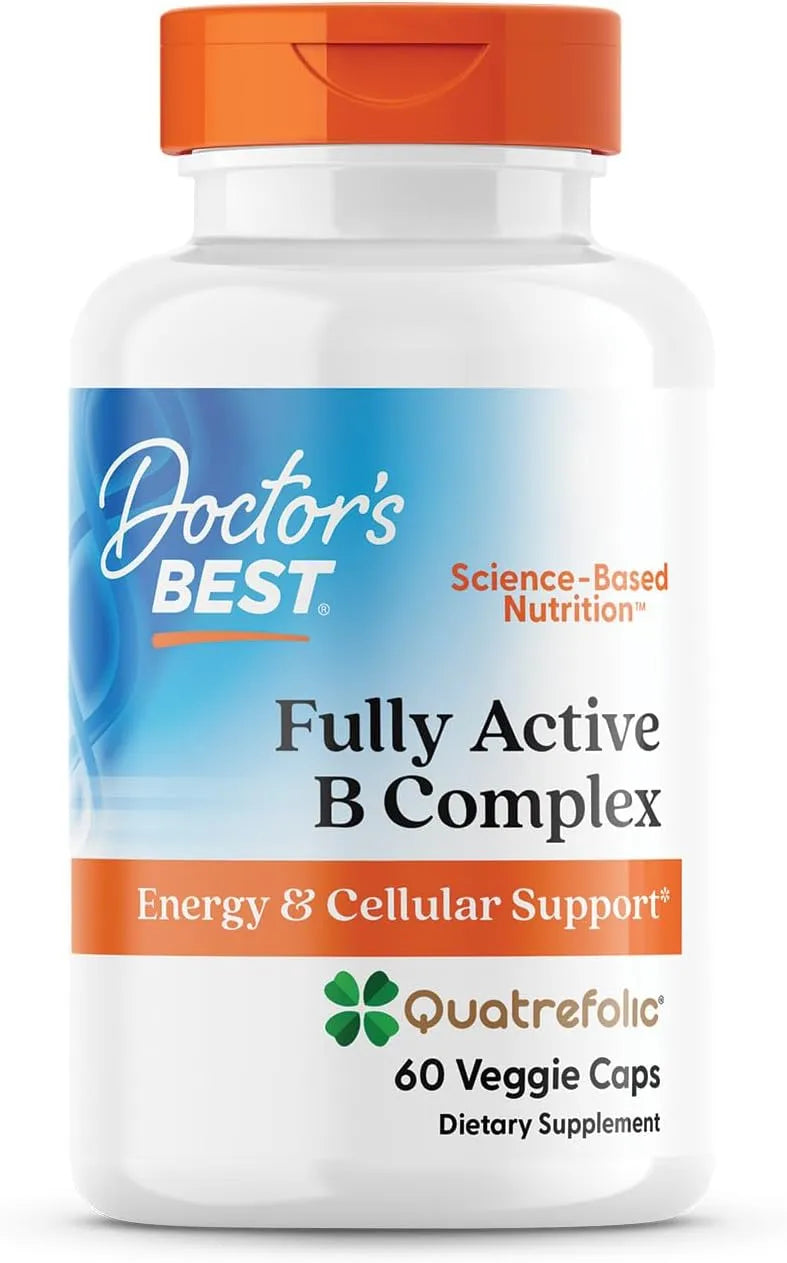 DOCTOR'S BEST - Doctor's Best Fully Active B Complex 60 Capsulas - The Red Vitamin MX - Suplementos Alimenticios - {{ shop.shopifyCountryName }}