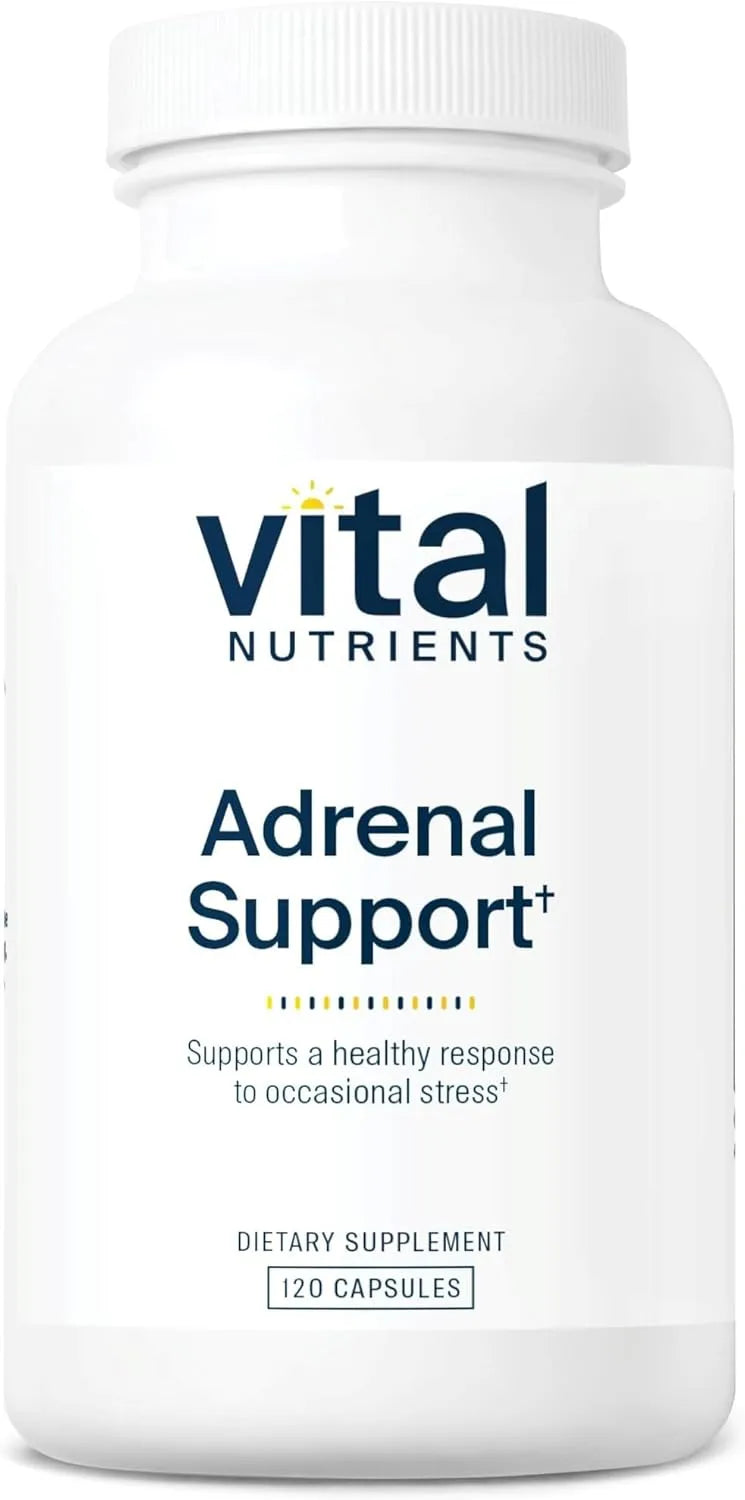 VITAL NUTRIENTS - Vital Nutrients Adrenal Support 120 Capsulas - The Red Vitamin MX - Suplementos Alimenticios - {{ shop.shopifyCountryName }}