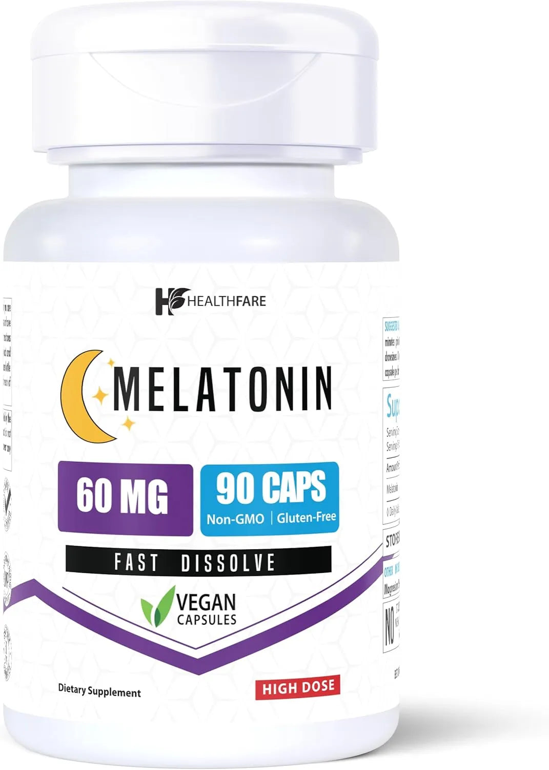 HEALTHFARE - Healthfare Melatonin 60Mg. 90 Tabletas - The Red Vitamin MX - Suplementos Alimenticios - {{ shop.shopifyCountryName }}