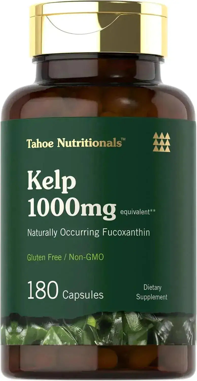 TAHOE NUTRITIONALS - Tahoe Nutritionals Kelp 1000Mg. 180 Capsulas - The Red Vitamin MX - Suplementos Alimenticios - {{ shop.shopifyCountryName }}