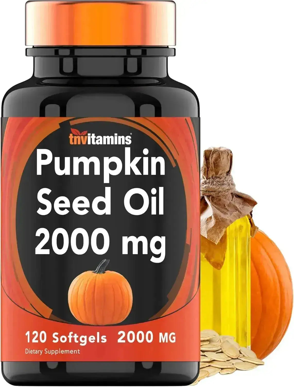 TNTVITAMINS - tnvitamins Pumpkin Seed Oil 2000Mg. 120 Capsulas Blandas - The Red Vitamin MX - Suplementos Alimenticios - {{ shop.shopifyCountryName }}