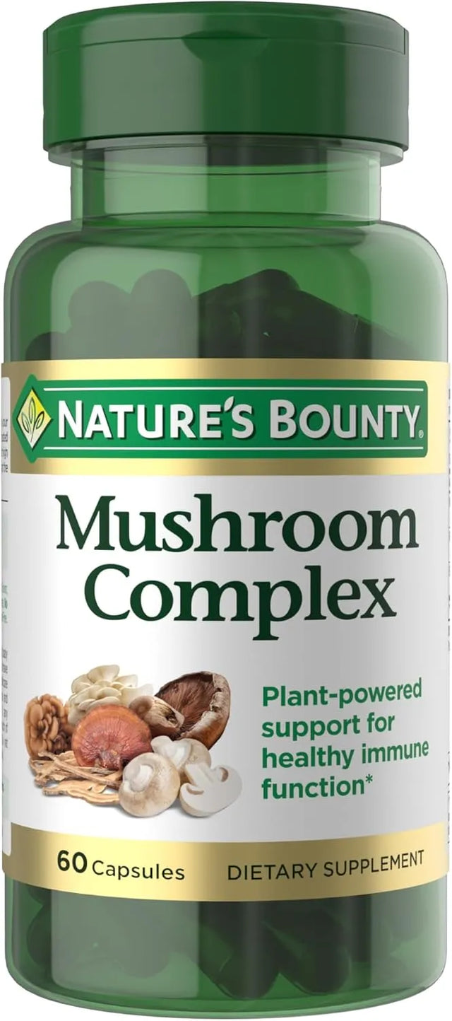 NATURE'S BOUNTY - Nature's Bounty Mushroom Complex 60 Capsulas - The Red Vitamin MX - Suplementos Alimenticios - {{ shop.shopifyCountryName }}