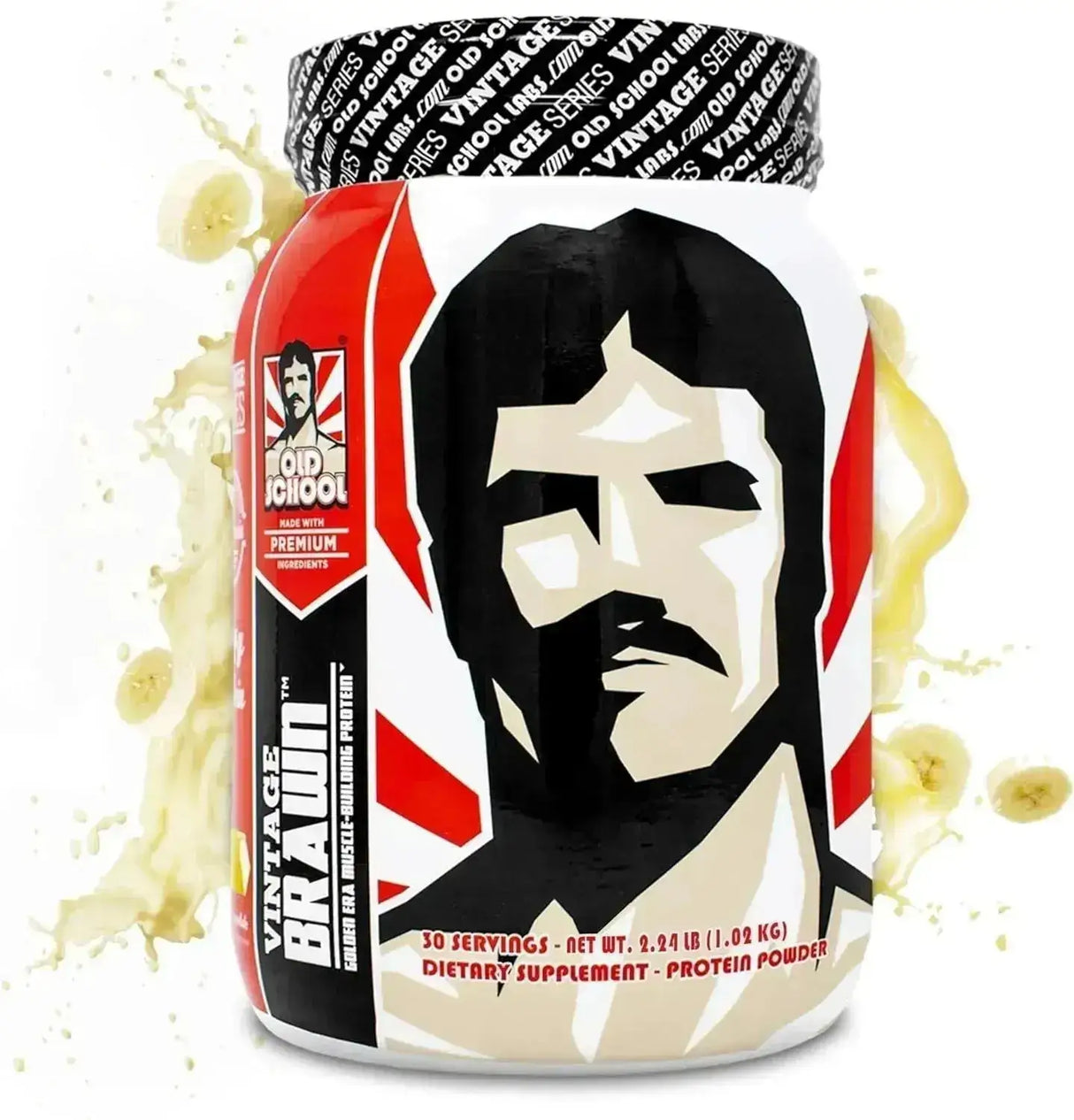 OLD SCHOOL - Old School Labs Vintage Brawn Muscle-Building Protein Powder Banana Milkshake 1 Kg. - The Red Vitamin MX - Suplementos Alimenticios - {{ shop.shopifyCountryName }}