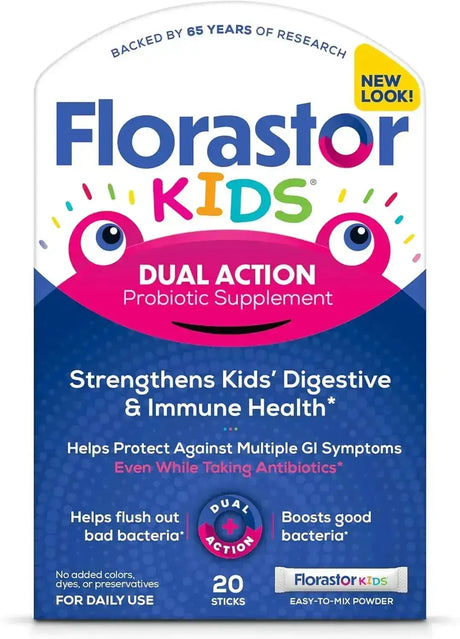 FLORASTOR - Florastor Kids Dual Action Probiotic 20 Paquetes - The Red Vitamin MX - Suplementos Alimenticios - {{ shop.shopifyCountryName }}