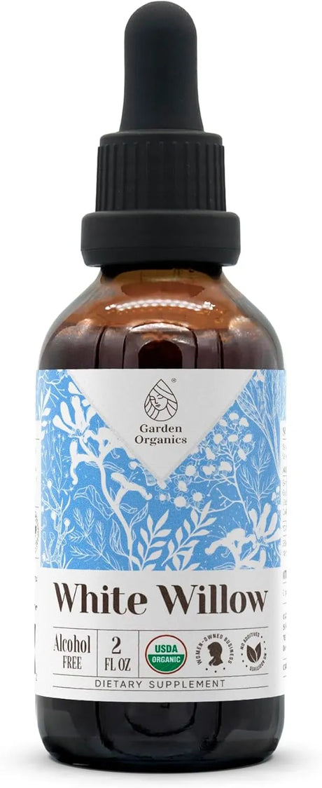 GARDEN ORGANICS - Garden Organics White Willow USDA Organic Alcohol-Free Extract 2 Fl.Oz. - The Red Vitamin MX - Suplementos Alimenticios - {{ shop.shopifyCountryName }}