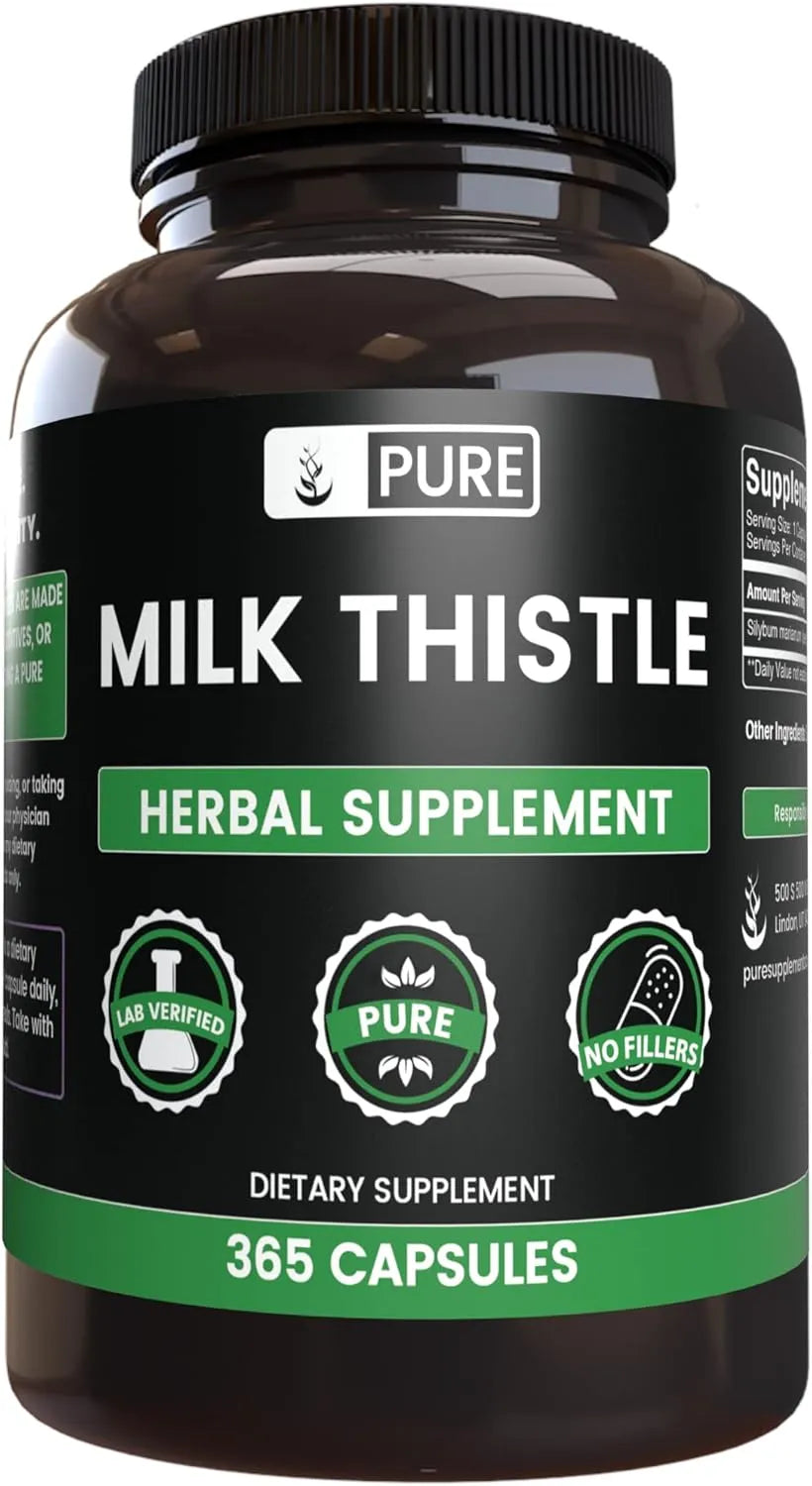 PURE ORIGINAL INGREDIENTS - Pure Original Ingredients Milk Thistle 365 Capsulas - The Red Vitamin MX - Suplementos Alimenticios - {{ shop.shopifyCountryName }}
