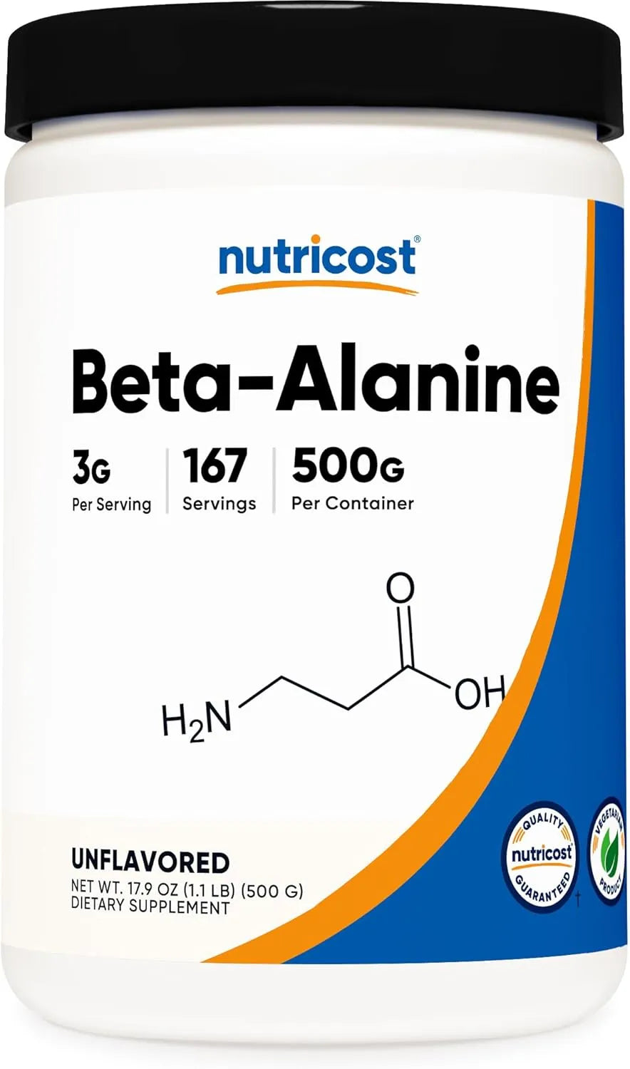 NUTRICOST - Nutricost Beta Alanine Powder 167 Servicios 500Gr. - The Red Vitamin MX - Suplementos Alimenticios - {{ shop.shopifyCountryName }}