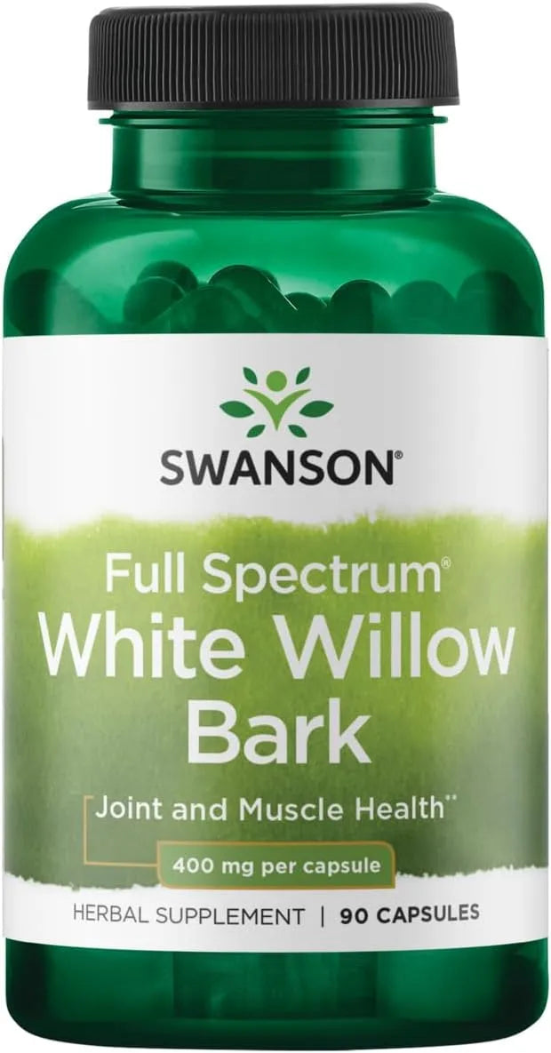 SWANSON - Swanson White Willow Bark 400Mg. 90 Capsulas - The Red Vitamin MX - Suplementos Alimenticios - {{ shop.shopifyCountryName }}