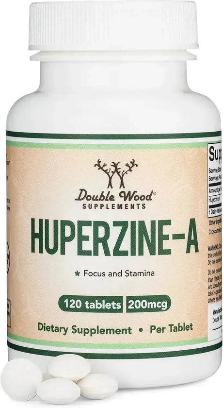 DOUBLE WOOD SUPPLEMENTS - Double Wood Supplements Huperzine A 200mcg 120 Tabletas - The Red Vitamin MX - Suplementos Alimenticios - {{ shop.shopifyCountryName }}