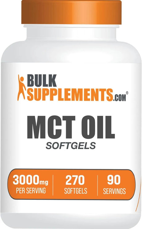 BULK SUPPLEMENTS - Bulk Supplements MCT Oil 3000Mg. 270 Capsulas Blandas - The Red Vitamin MX - Suplementos Alimenticios - {{ shop.shopifyCountryName }}