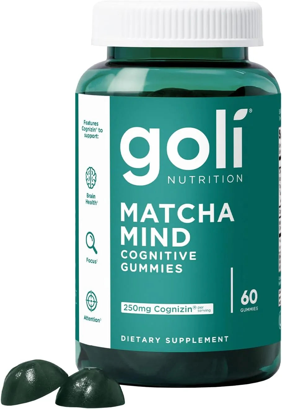 GOLI NUTRITION - Goli Matcha Mind Gummies 60 Gomitas - The Red Vitamin MX - Suplementos Alimenticios - {{ shop.shopifyCountryName }}