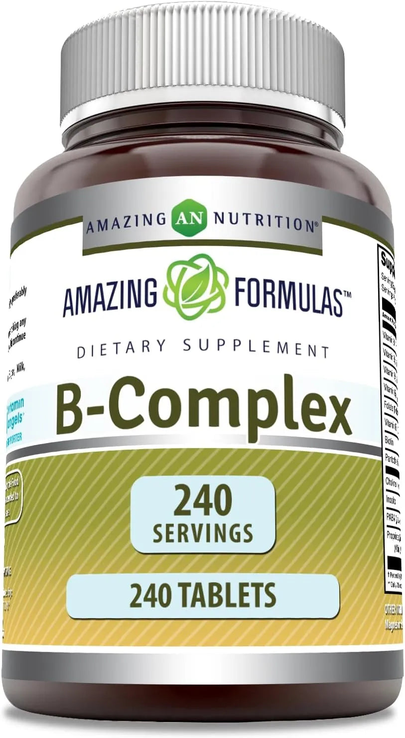 AMAZING FORMULAS - Amazing Formulas Vitamin B Complex 240 Tabletas - The Red Vitamin MX - Suplementos Alimenticios - {{ shop.shopifyCountryName }}