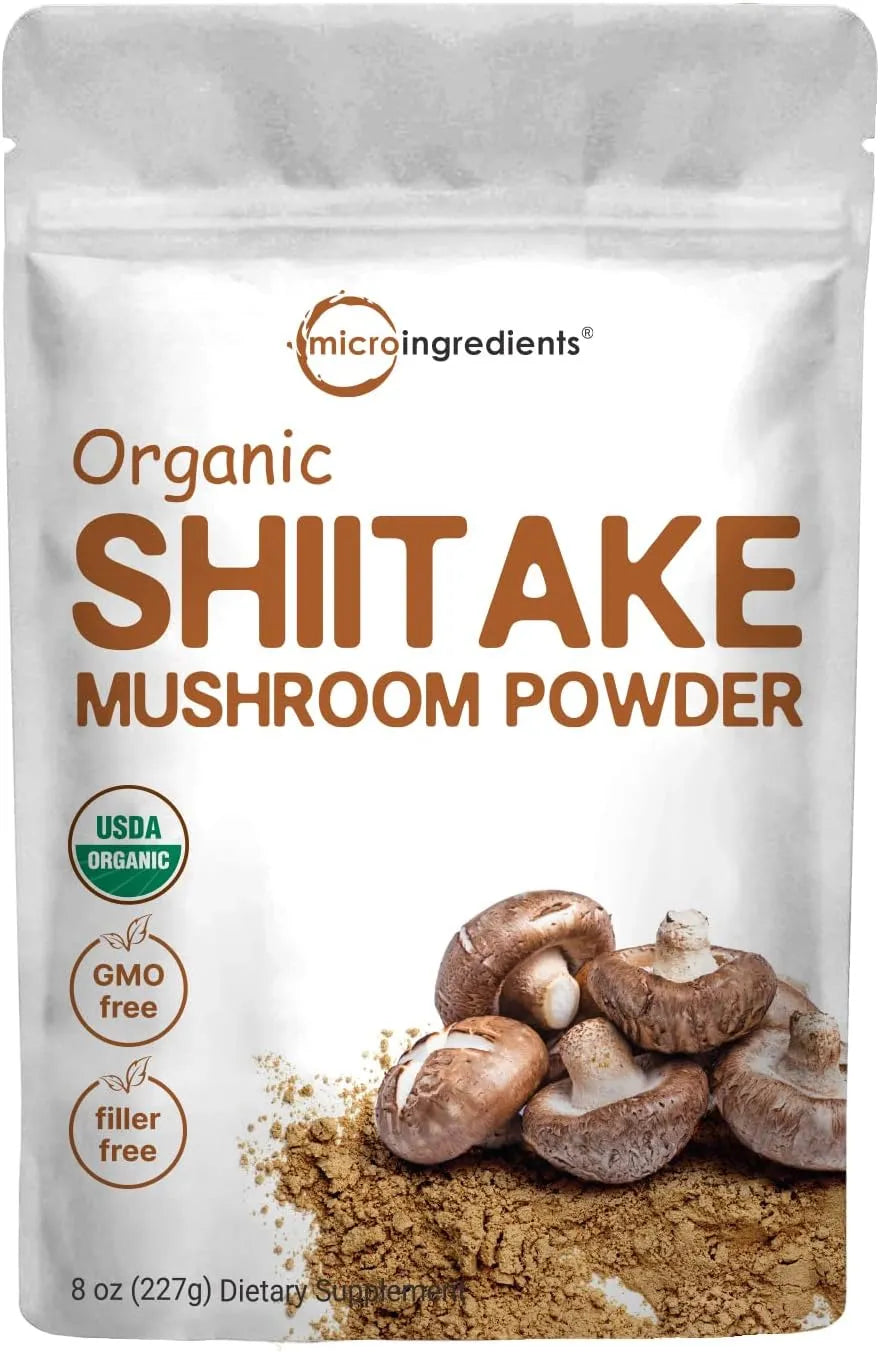 MICRO INGREDIENTS - Micro Ingredients Organic Shiitake Mushrooms Powder 227Gr. - The Red Vitamin MX - Suplementos Alimenticios - {{ shop.shopifyCountryName }}