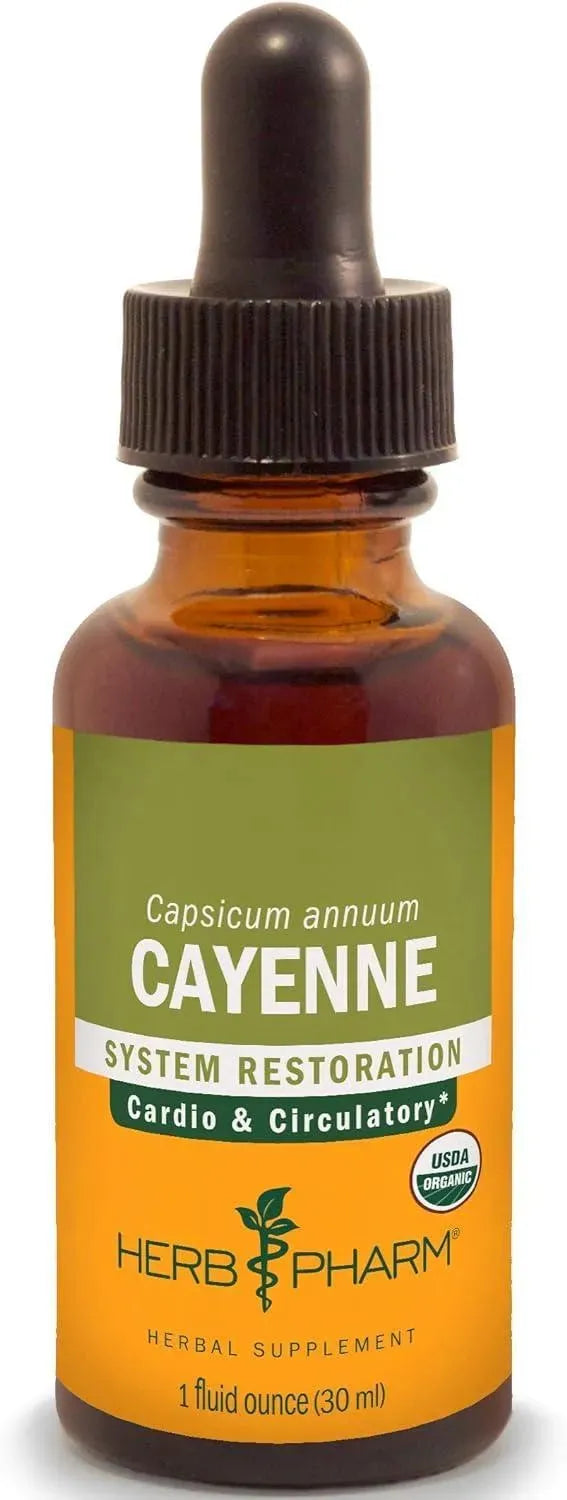 HERB PHARM - Herb Pharm Certified Organic Cayenne Extract 30Ml. - The Red Vitamin MX - Suplementos Alimenticios - {{ shop.shopifyCountryName }}