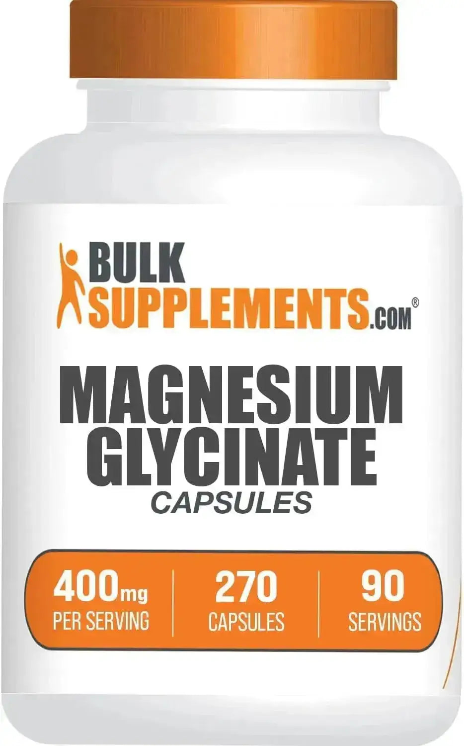 BULK SUPPLEMENTS - Bulk Supplements Magnesium Glycinate 400Mg. 270 Capsulas - The Red Vitamin MX - Suplementos Alimenticios - {{ shop.shopifyCountryName }}