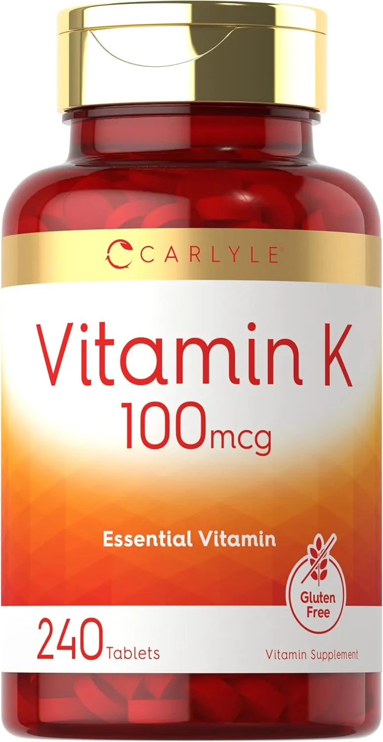 CARLYLE - Carlyle Vitamin K 100mcg 240 Tabletas - The Red Vitamin MX - Suplementos Alimenticios - {{ shop.shopifyCountryName }}