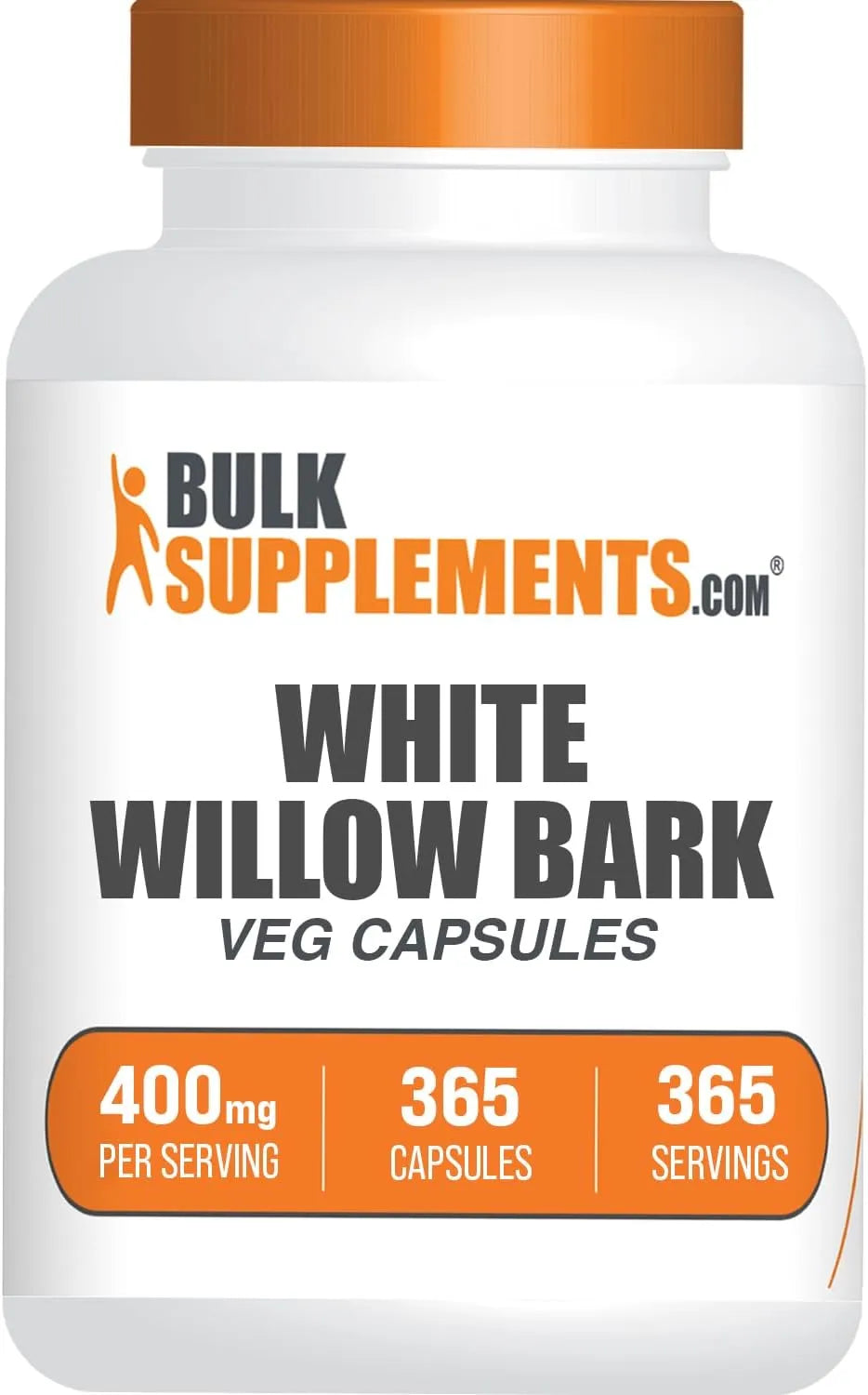BULK SUPPLEMENTS - Bulk Supplements White Willow Bark 400Mg. 365 Capsulas - The Red Vitamin MX - Suplementos Alimenticios - {{ shop.shopifyCountryName }}