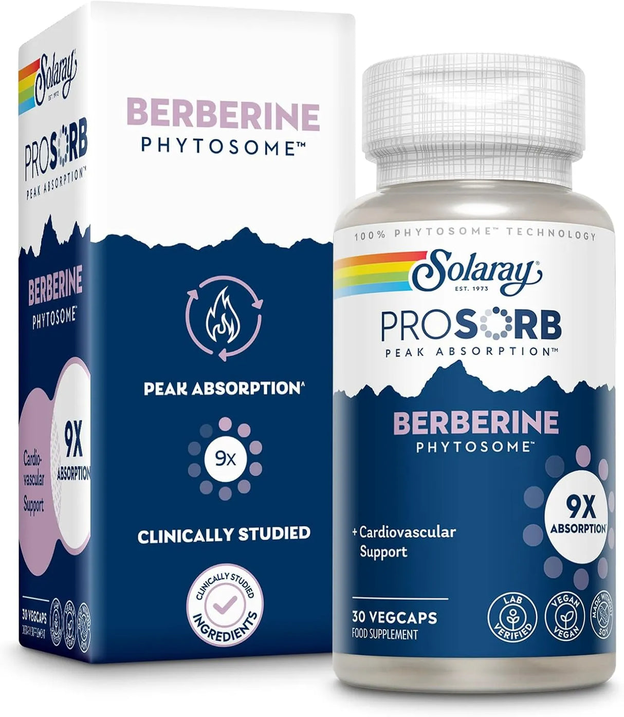 SOLARAY - Solaray Berberine Phytosome 30 Capsulas - The Red Vitamin MX - Suplementos Alimenticios - {{ shop.shopifyCountryName }}