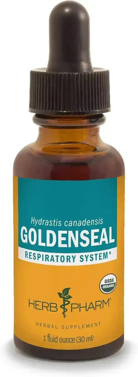HERB PHARM - Herb Pharm Certified Organic Goldenseal Liquid Extract 1 Fl.Oz. - The Red Vitamin MX - Suplementos Alimenticios - {{ shop.shopifyCountryName }}