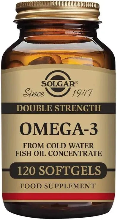 SOLGAR - Solgar Double Strength Omega-3 700Mg. 120 Capsulas Blandas - The Red Vitamin MX - Suplementos Alimenticios - {{ shop.shopifyCountryName }}