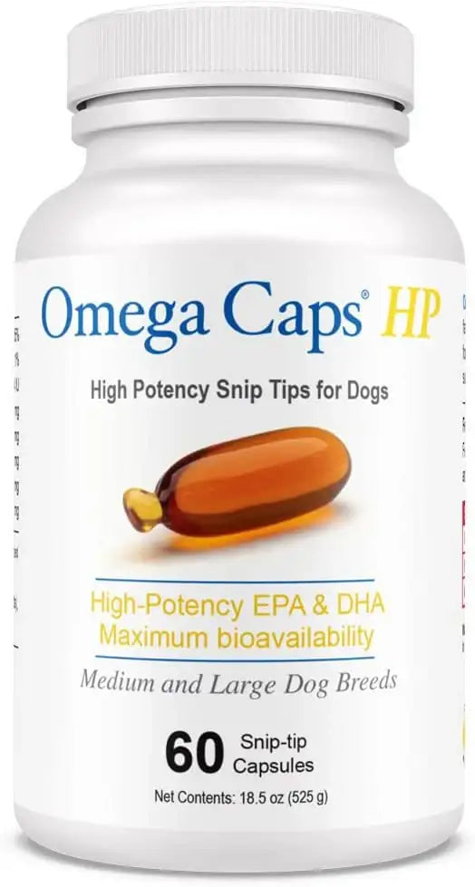 OMEGA-CAPS ES - OMEGA-CAPS ES Omega-Caps High Potency Snip Tips for Medium to Large Breeds 60 Capsulas - The Red Vitamin MX - Aceite De Pescado Para Perros - {{ shop.shopifyCountryName }}