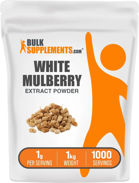BULK SUPPLEMENTS - Bulk Supplements White Mulberry Leaf Extract Powder 1 Kg. - The Red Vitamin MX - Suplementos Alimenticios - {{ shop.shopifyCountryName }}