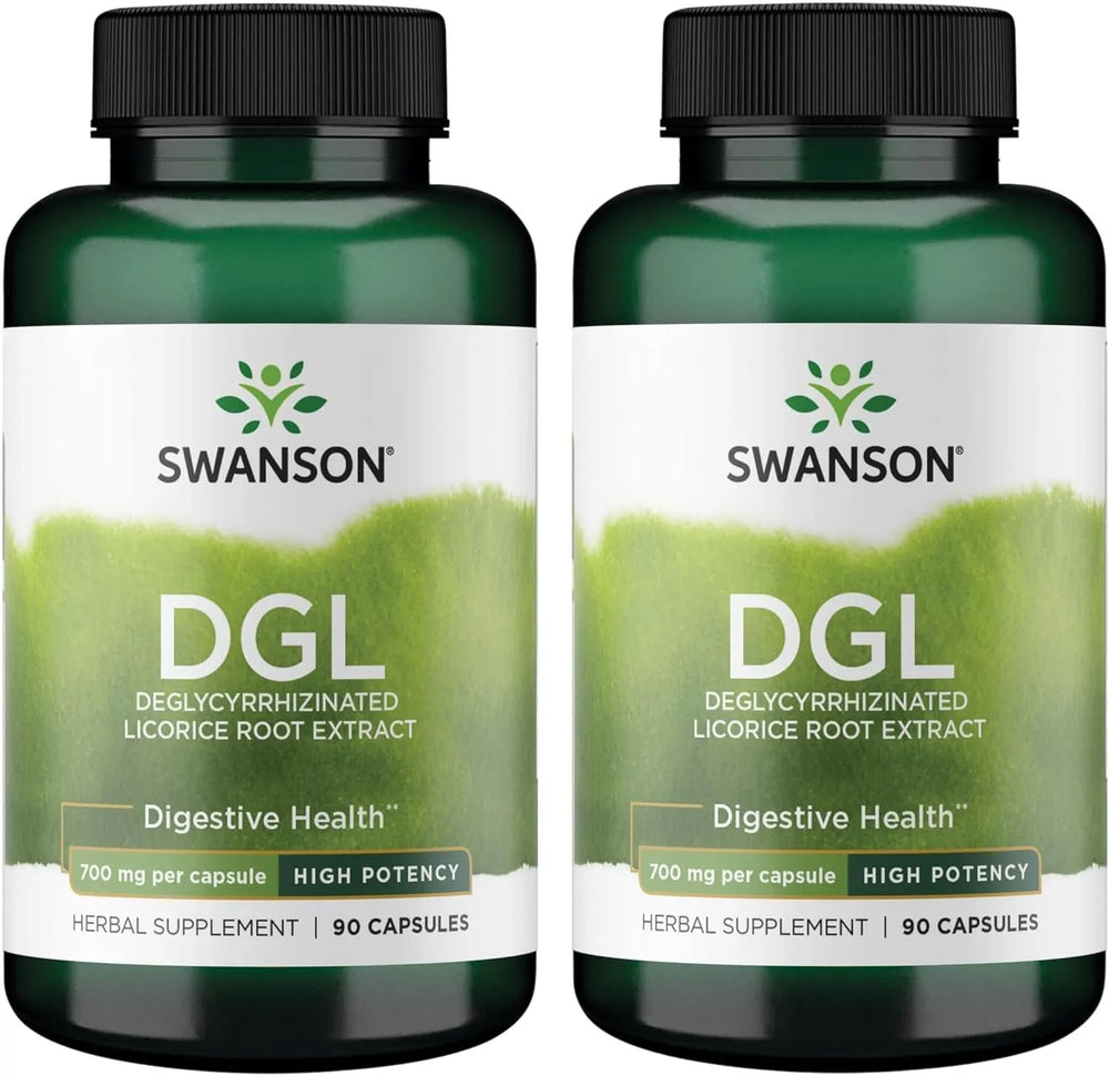 SWANSON - Swanson High Potency DGL Licorice 700Mg. 90 Capsulas 2 Pack - The Red Vitamin MX - Suplementos Alimenticios - {{ shop.shopifyCountryName }}