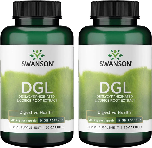 SWANSON - Swanson High Potency DGL Licorice 700Mg. 90 Capsulas 2 Pack - The Red Vitamin MX - Suplementos Alimenticios - {{ shop.shopifyCountryName }}