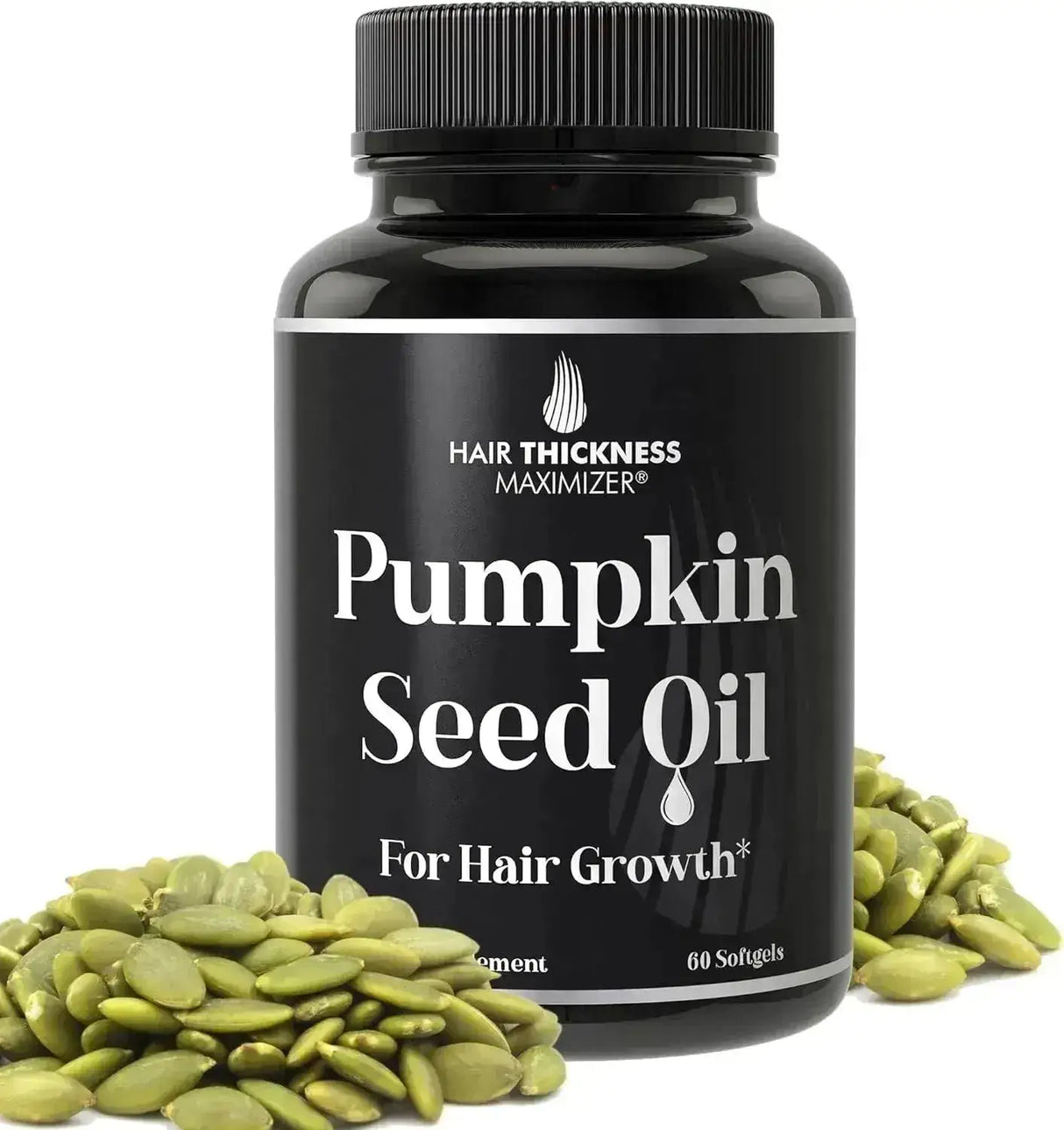 HAIR THICKNESS MAXIMIZER - Hair Thickness Maximizer Extra Virgin Cold Pressed Pumpkin Seed Oil 60 Capsulas Blandas - The Red Vitamin MX - Suplementos Alimenticios - {{ shop.shopifyCountryName }}