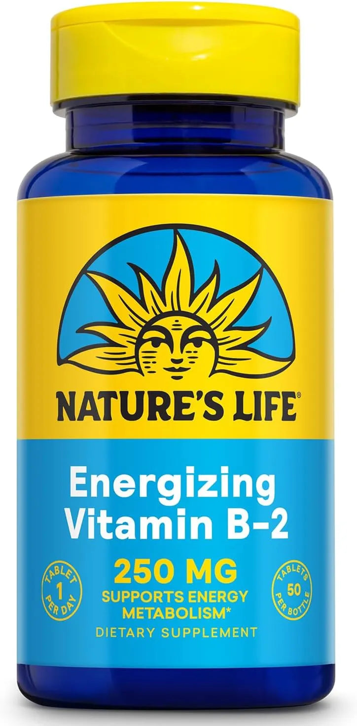 NATURE'S LIFE - Natures Life Vitamin B-2 250Mg. 50 Tabletas - The Red Vitamin MX - Suplementos Alimenticios - {{ shop.shopifyCountryName }}