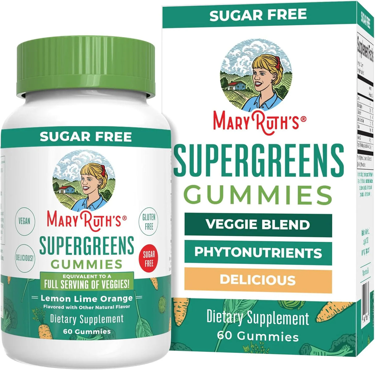 MARY RUTH ORGANICS - MaryRuth Organics Super Greens Gummies 60 Gomitas - The Red Vitamin MX - Suplementos Alimenticios - {{ shop.shopifyCountryName }}