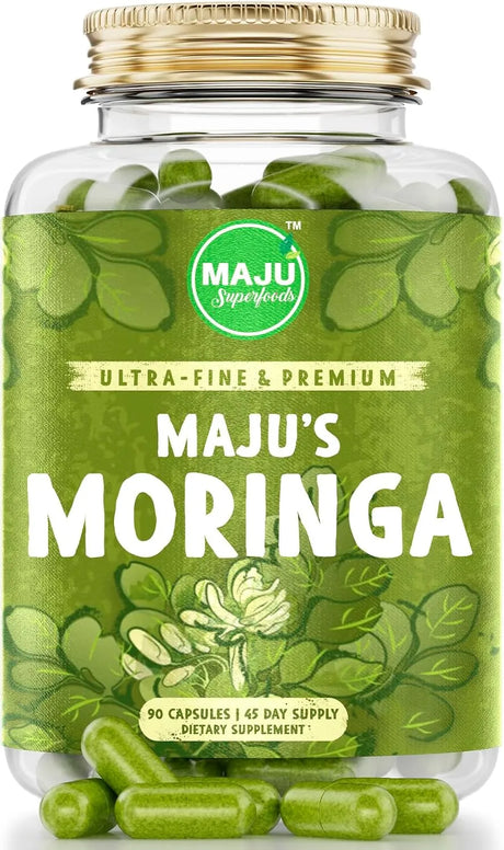 MAJU SUPERFOODS - MAJU's Organic Moringa 90 Capsulas - The Red Vitamin MX - Suplementos Alimenticios - {{ shop.shopifyCountryName }}