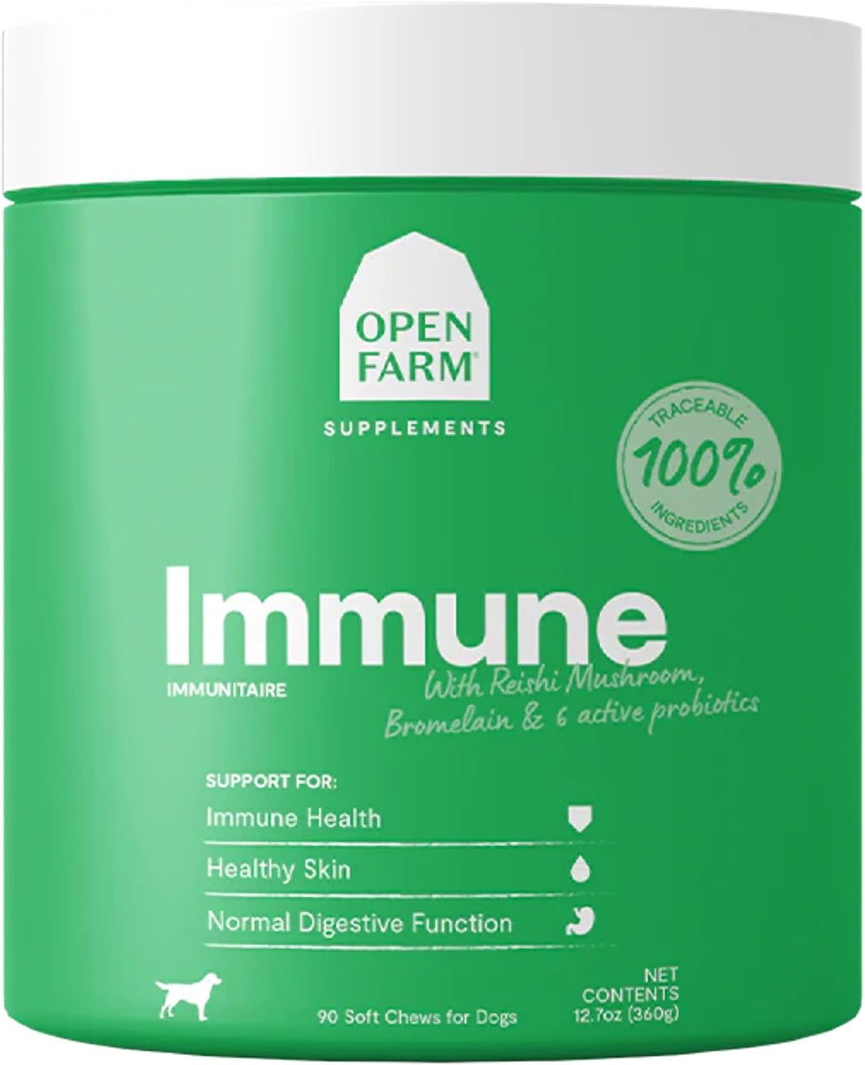 Open Farm Immune Chews 90 Masticables
