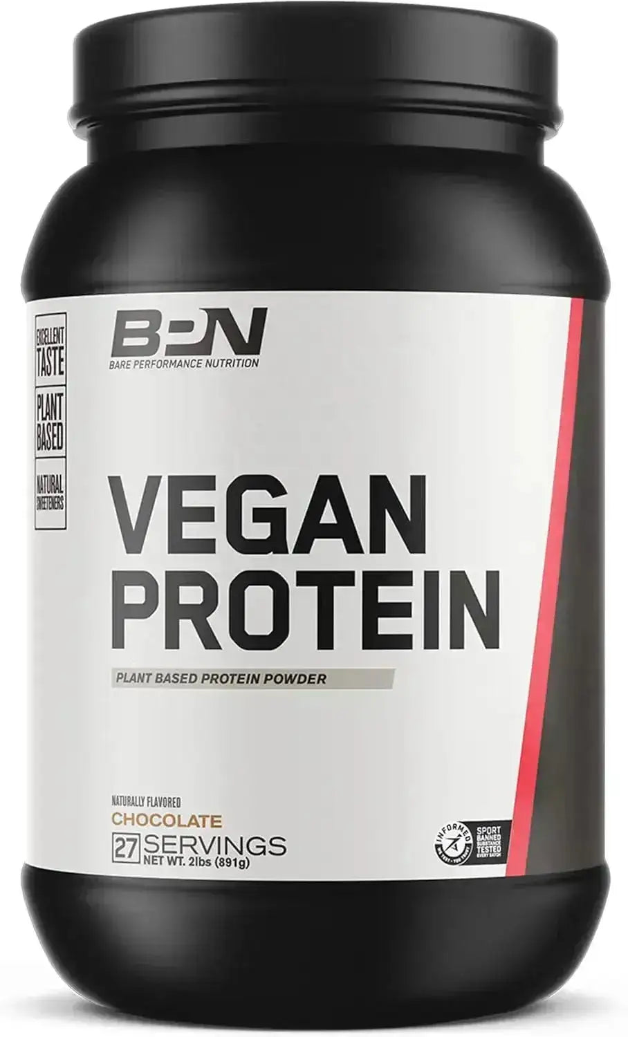 BARE PERFORMANCE NUTRITION - BARE PERFORMANCE NUTRITION Vegan Protein Chocolate 27 Servicios 891Gr. - The Red Vitamin MX - Suplementos Alimenticios - {{ shop.shopifyCountryName }}