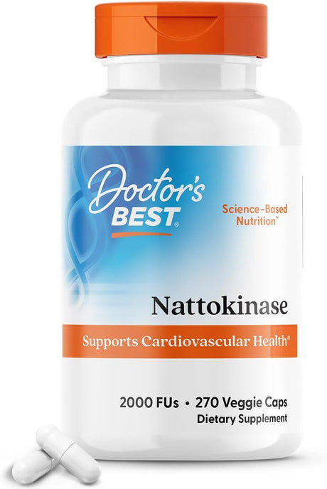 DOCTOR'S BEST - Doctors Best Nattokinase 2000 FUs 270 Capsulas - The Red Vitamin MX - Suplementos Alimenticios - {{ shop.shopifyCountryName }}