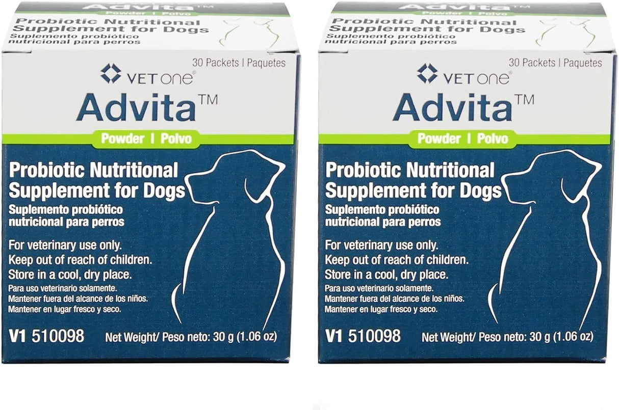 VETONE - VetOne Advita Probiotic Nutritional Supplement for Dogs 30 Paquetes 2 Pack - The Red Vitamin MX - Probióticos Para Perros - {{ shop.shopifyCountryName }}