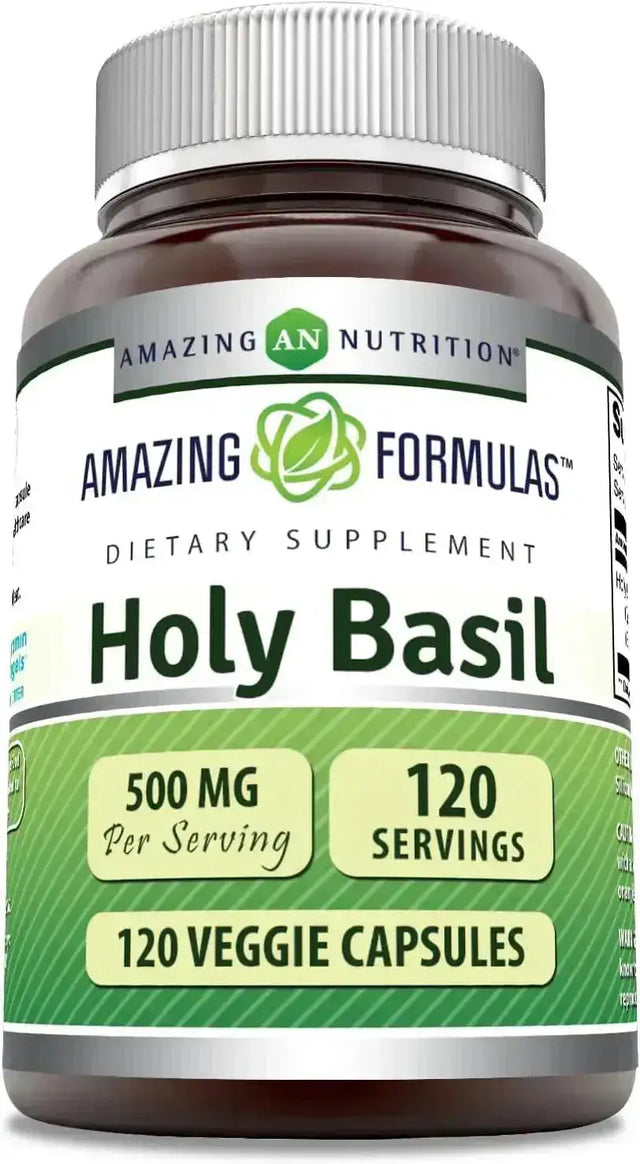 AMAZING FORMULAS - Amazing Formulas Holy Basil 500Mg. 120 Capsulas - The Red Vitamin MX - Suplementos Alimenticios - {{ shop.shopifyCountryName }}