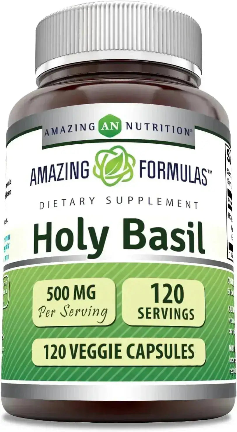 AMAZING FORMULAS - Amazing Formulas Holy Basil 500Mg. 120 Capsulas - The Red Vitamin MX - Suplementos Alimenticios - {{ shop.shopifyCountryName }}
