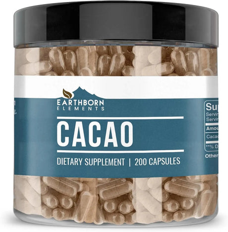 EARTHBORN ELEMENTS - Earthborn Elements Cacao 200 Capsulas - The Red Vitamin MX - Suplementos Alimenticios - {{ shop.shopifyCountryName }}