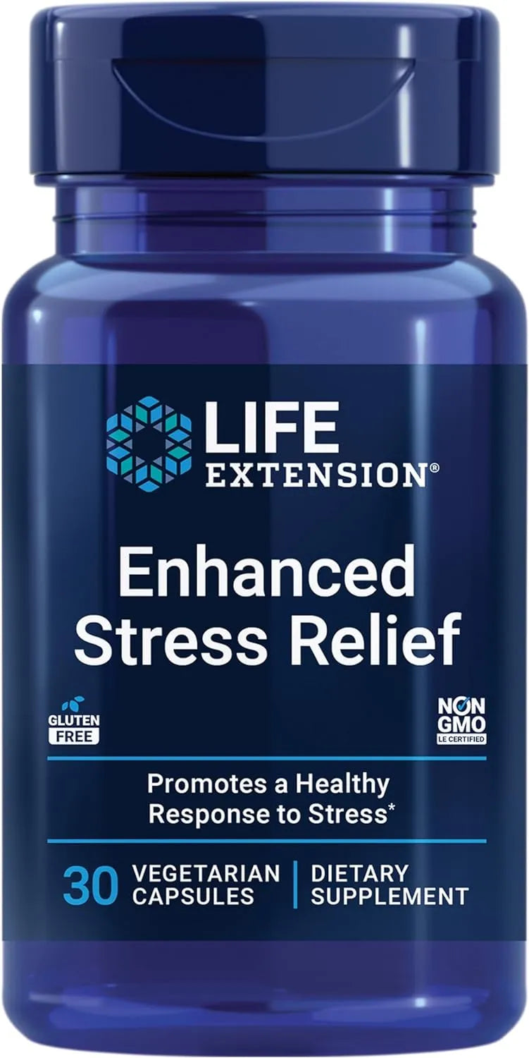 LIFE EXTENSION - Life Extension Enhanced Stress Relief Lemon Balm Extract 30 Capsulas - The Red Vitamin MX - Suplementos Alimenticios - {{ shop.shopifyCountryName }}